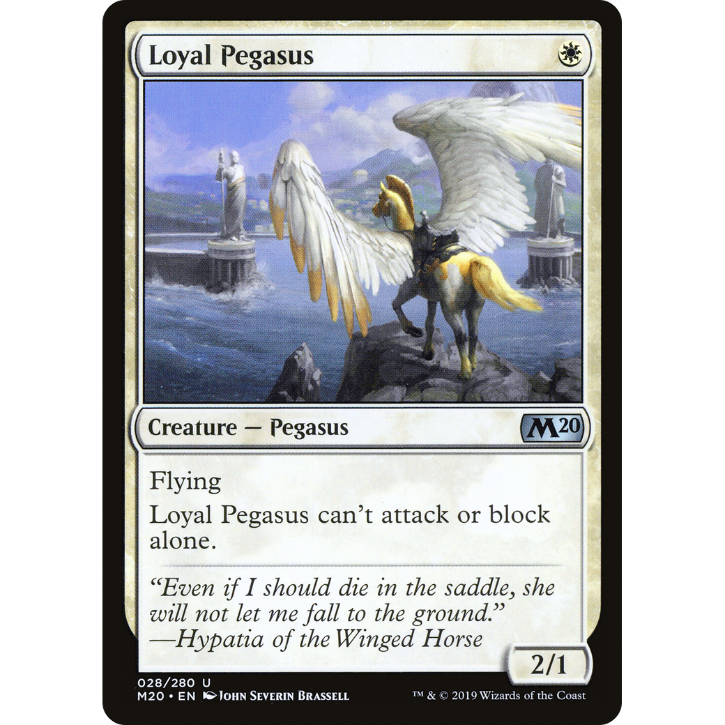 Loyal Pegasus (M20-028) - Core Set 2020