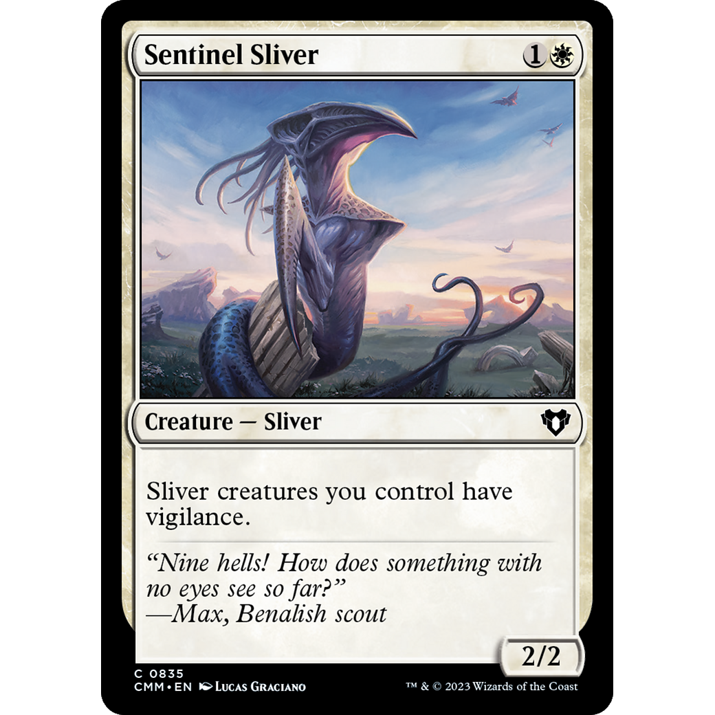 Sentinel Sliver (CMM-835) - Commander Masters