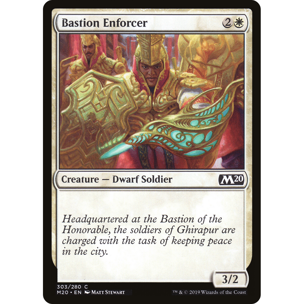 Bastion Enforcer (M20-303) - Core Set 2020