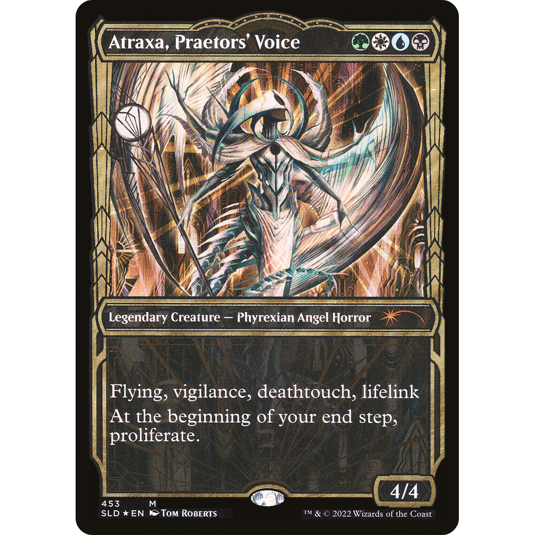 Atraxa, Praetors' Voice (Gilded Foil) (SLD-453) - Secret Lair Drop: (Showcase) Foil