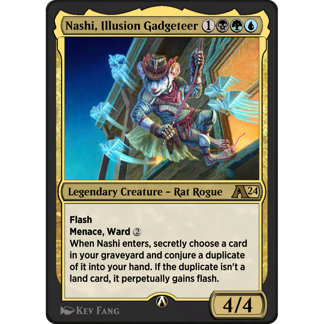 Nashi, Illusion Gadgeteer (YOTJ-024) - Alchemy: Outlaws of Thunder Junction