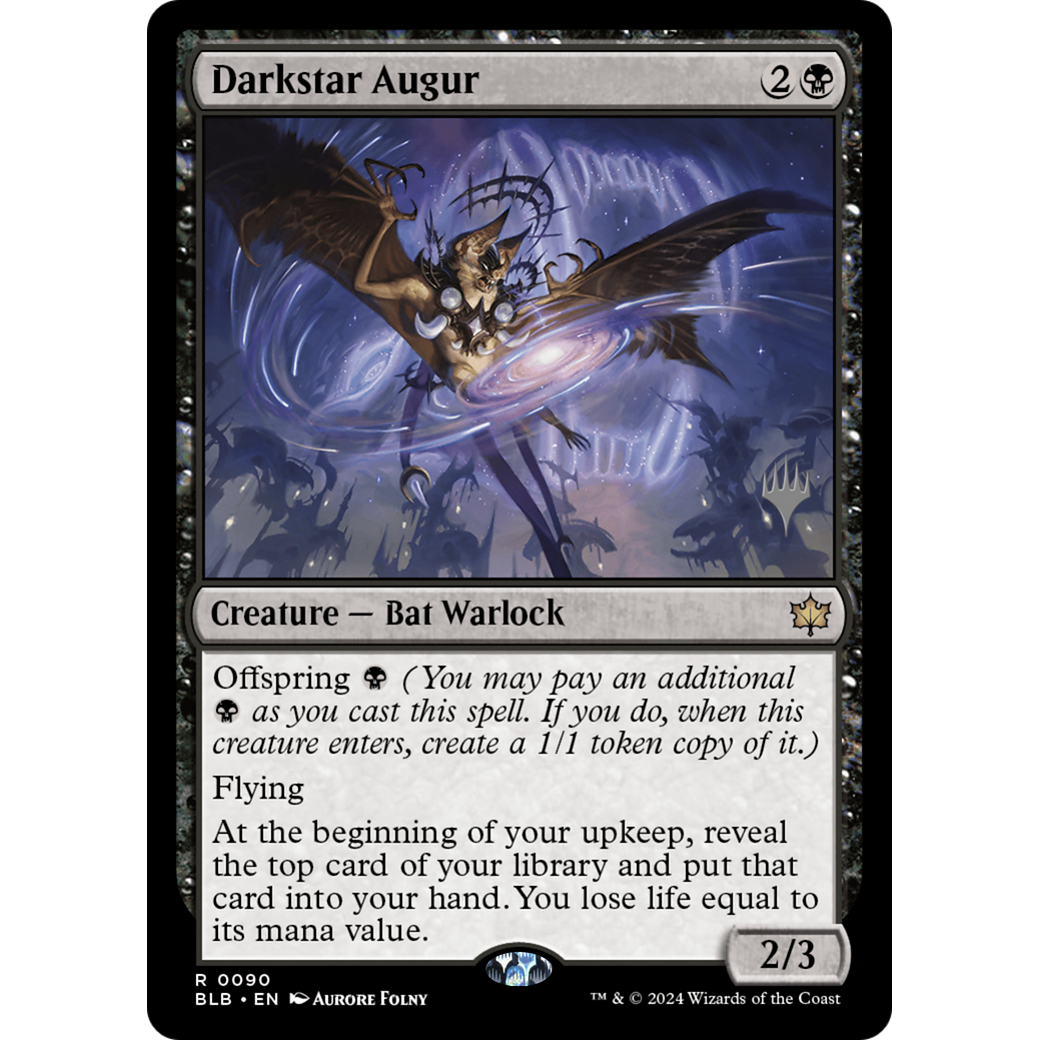 Darkstar Augur (PPBLB-90P) - Bloomburrow Promos Foil