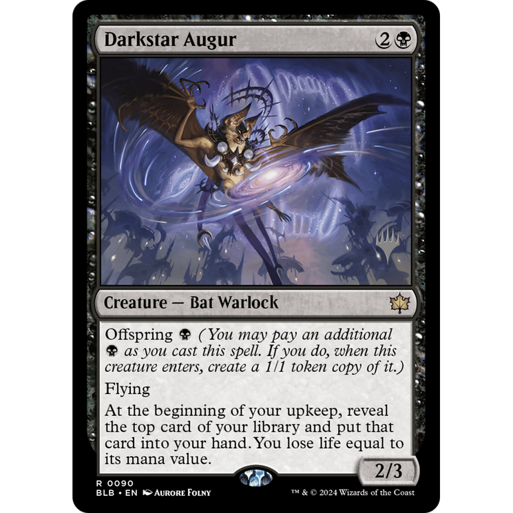 Darkstar Augur (PPBLB-90P) - Bloomburrow Promos