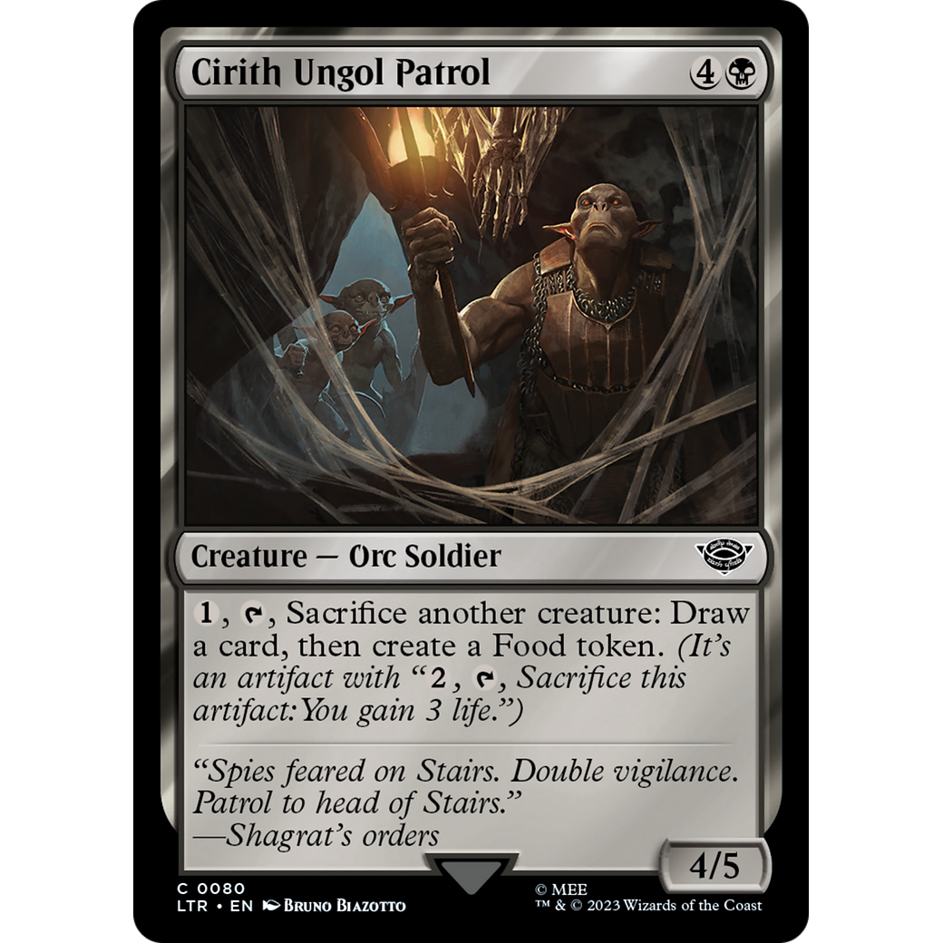 Cirith Ungol Patrol (LTR-080) - The Lord of the Rings: Tales of Middle-earth Foil