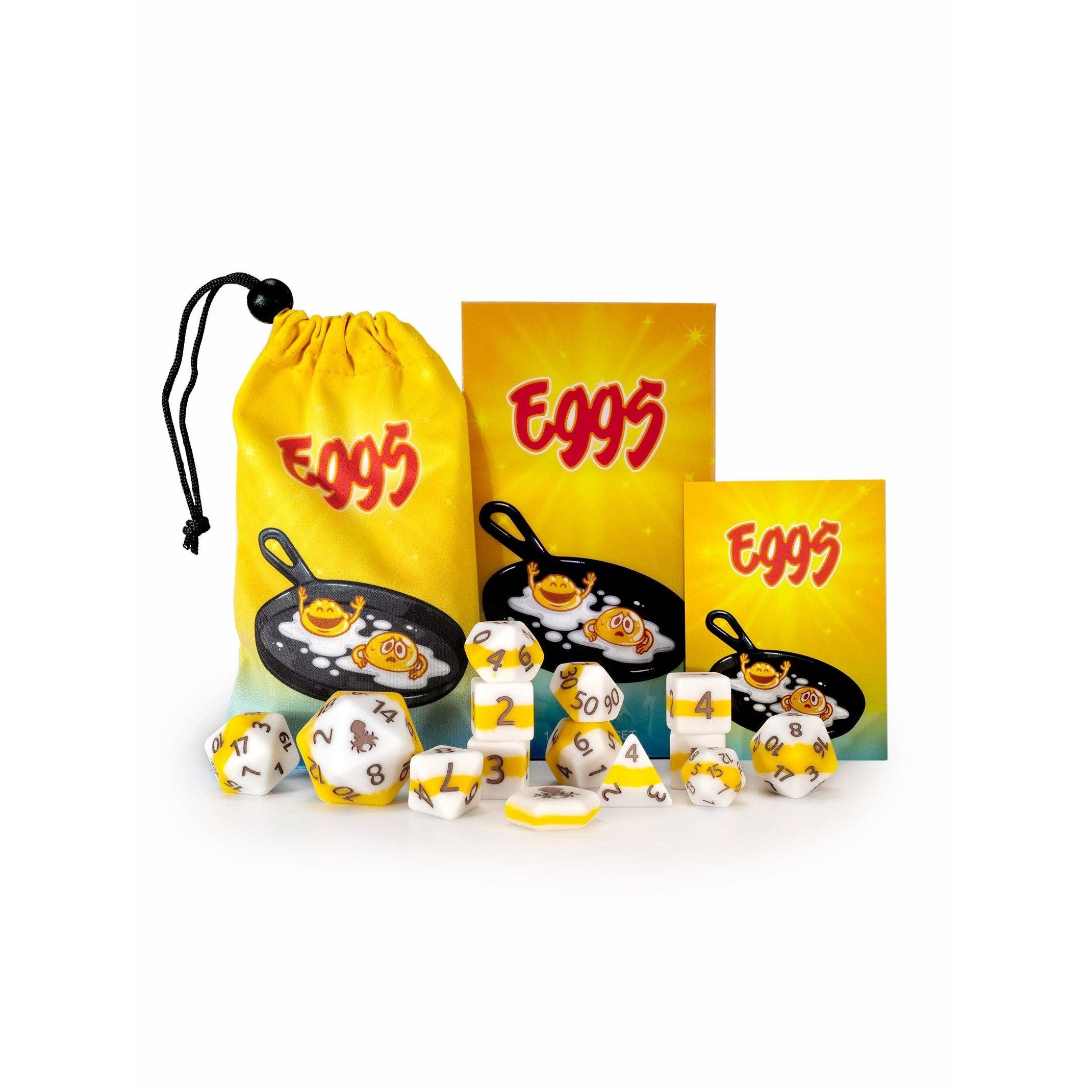 Eggs 14pc Dice Bundle Inked in Brown
