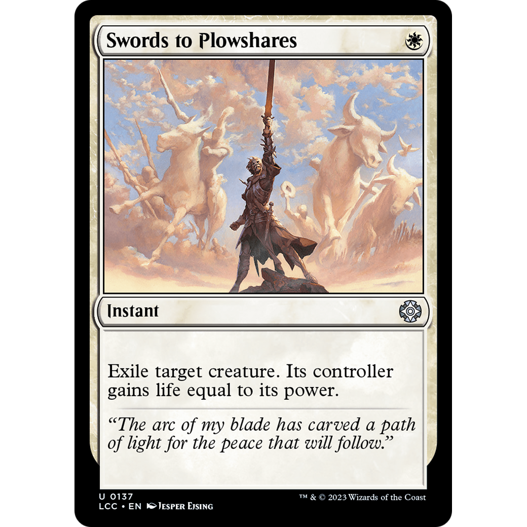 Swords to Plowshares (LCC-137) - The Lost Caverns of Ixalan Commander
