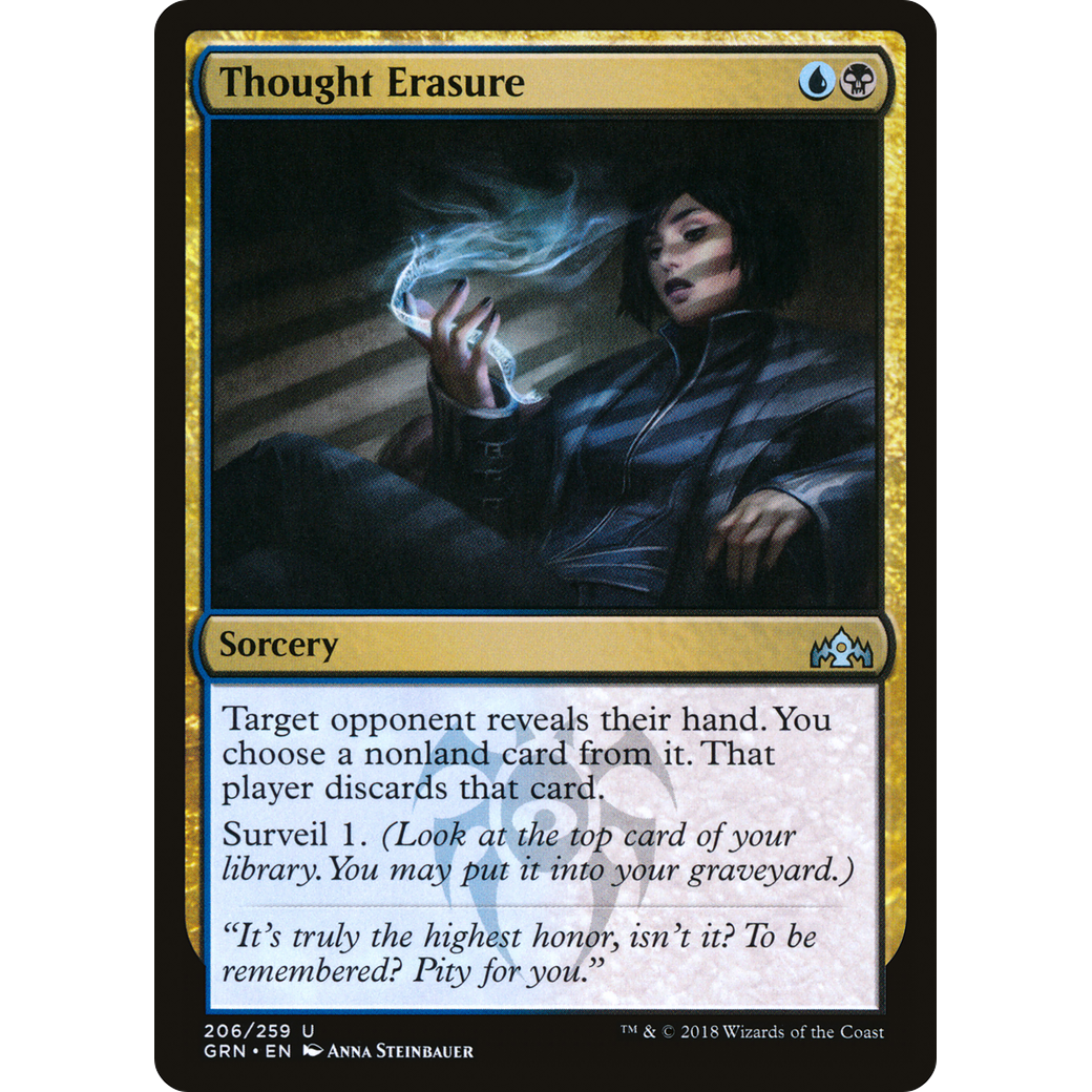 Thought Erasure (GRN-206) - Guilds of Ravnica