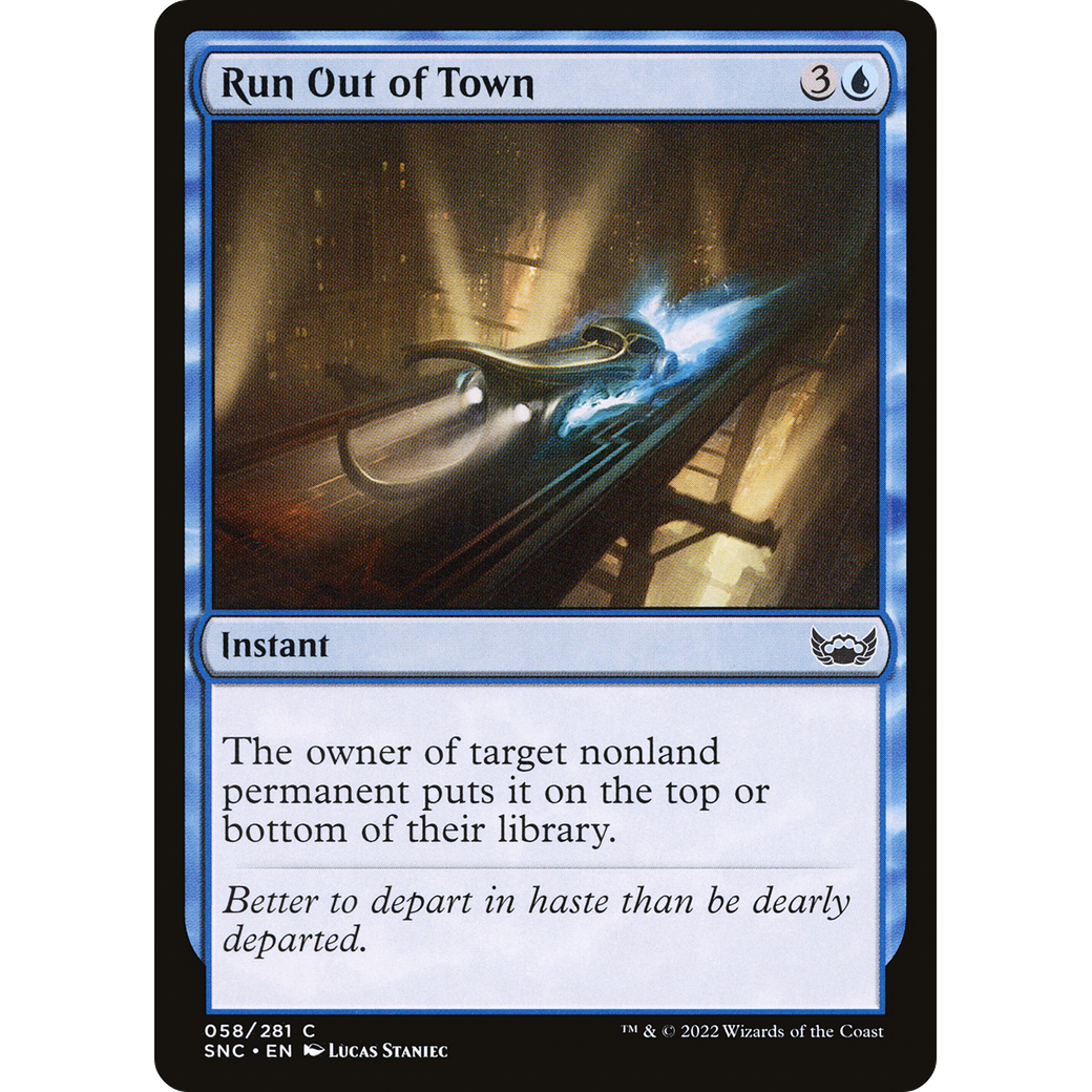 Run Out of Town (SNC-058) - Streets of New Capenna