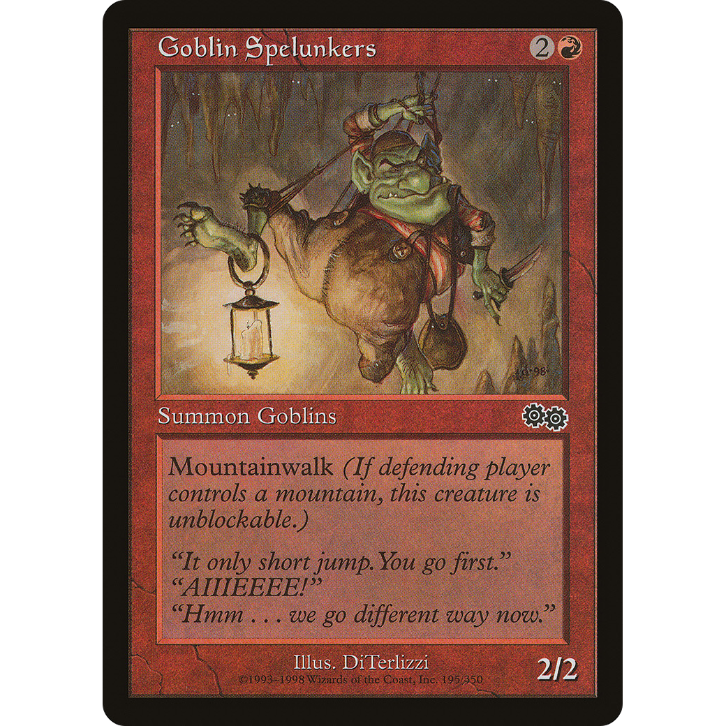 Goblin Spelunkers (USG-195) - Urza's Saga
