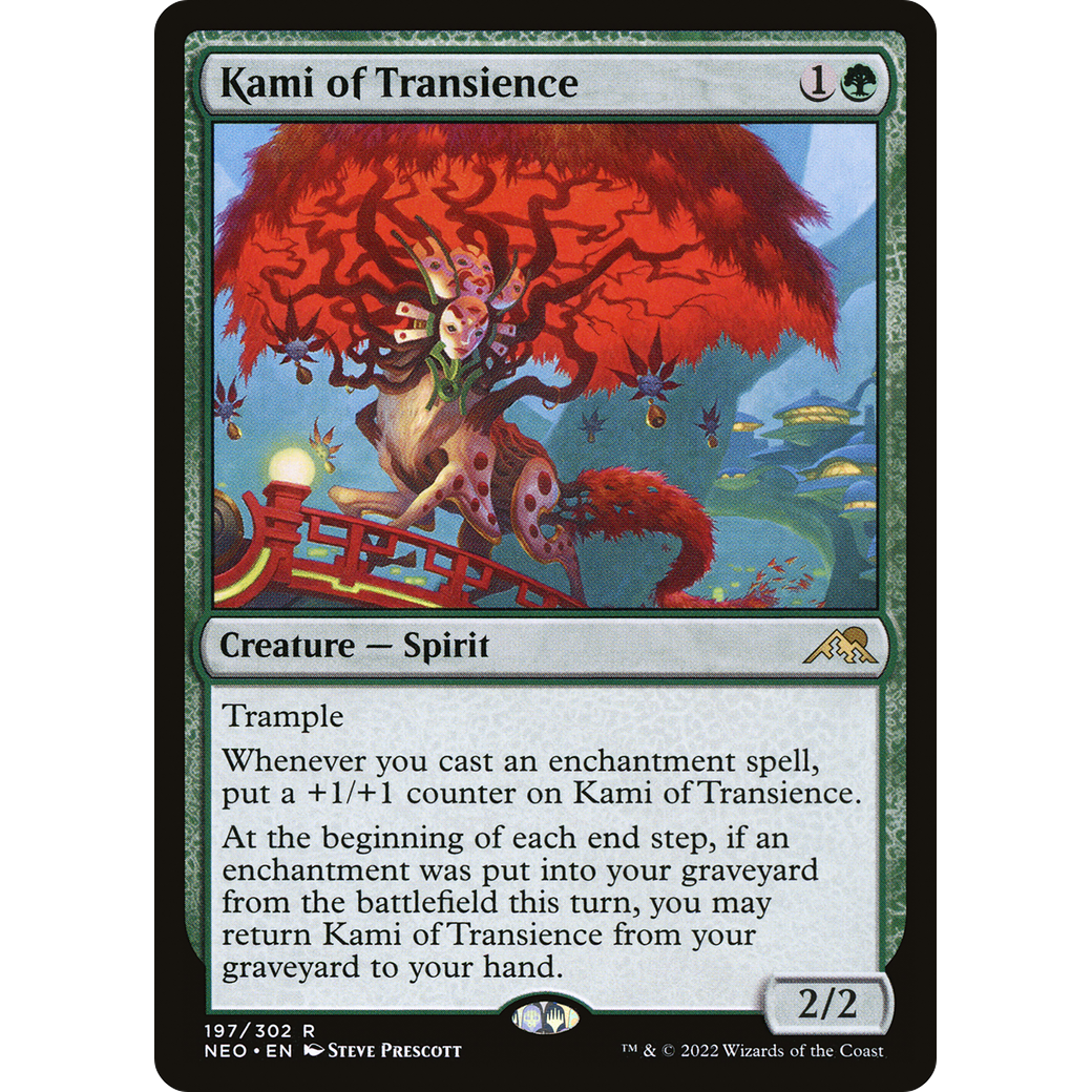 Kami of Transience (NEO-197) - Kamigawa: Neon Dynasty Foil