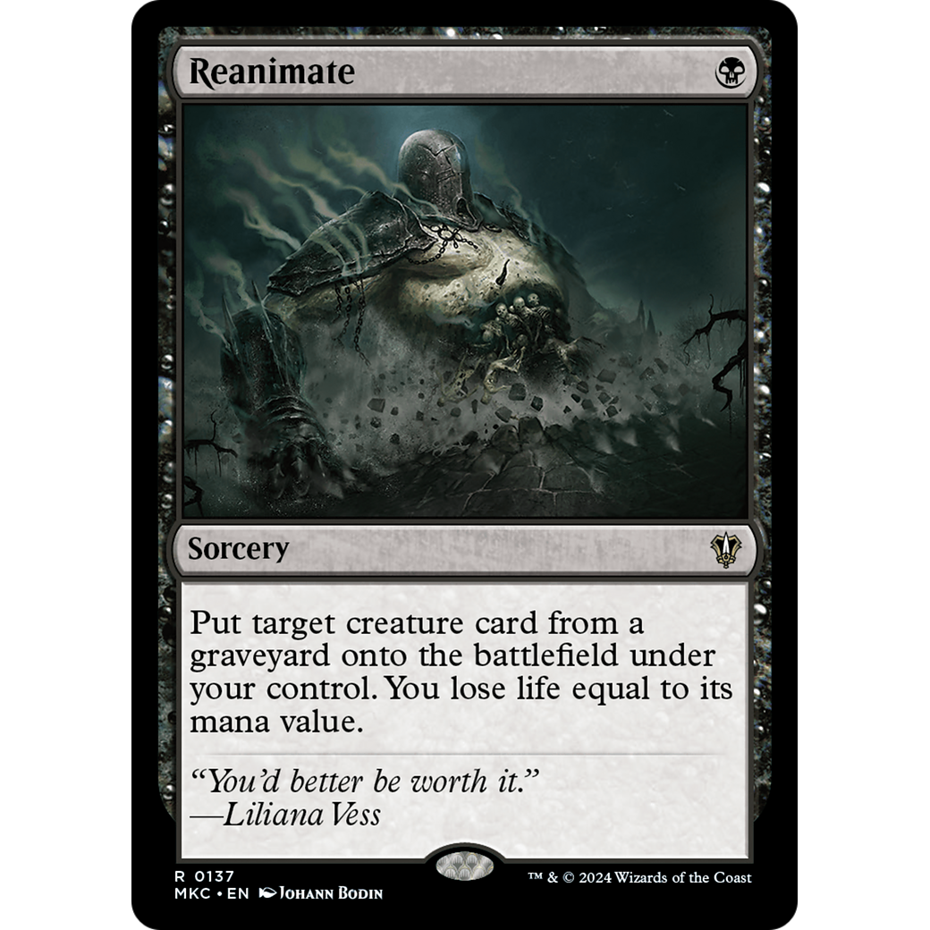 Reanimate (MKC-137) - Murders at Karlov Manor Commander