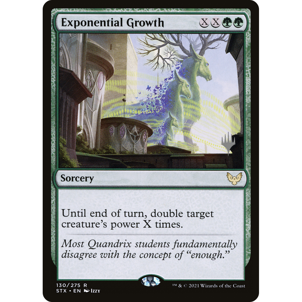 Exponential Growth (PPSTX-130) - Strixhaven: School of Mages Promos