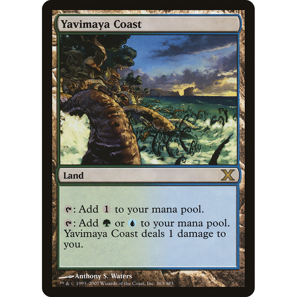 Yavimaya Coast (10E-363) - Tenth Edition Foil