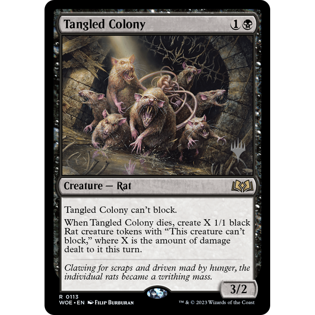 Tangled Colony (PPWOE-113P) - Wilds of Eldraine Promos Foil