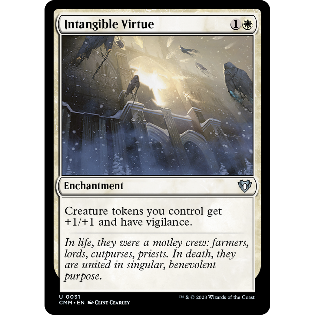 Intangible Virtue (CMM-031) - Commander Masters Foil