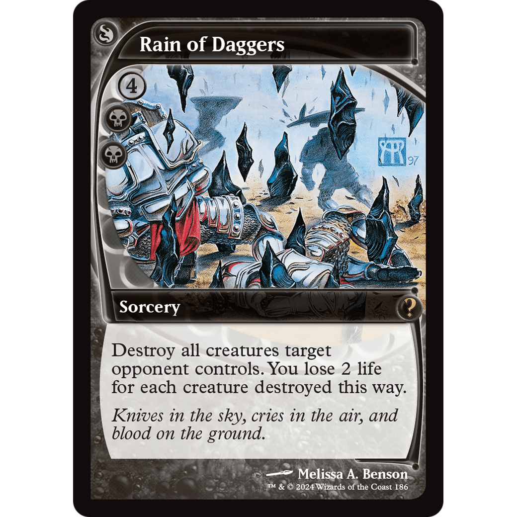 Rain of Daggers (Future Sight) (MB2-186) - Mystery Booster 2