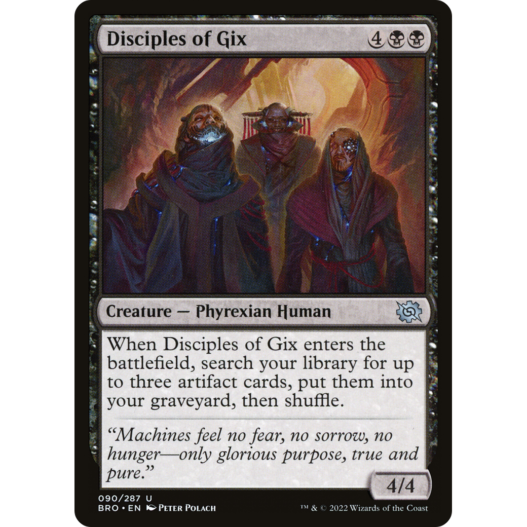 Disciples of Gix (BRO-090) - The Brothers' War Foil