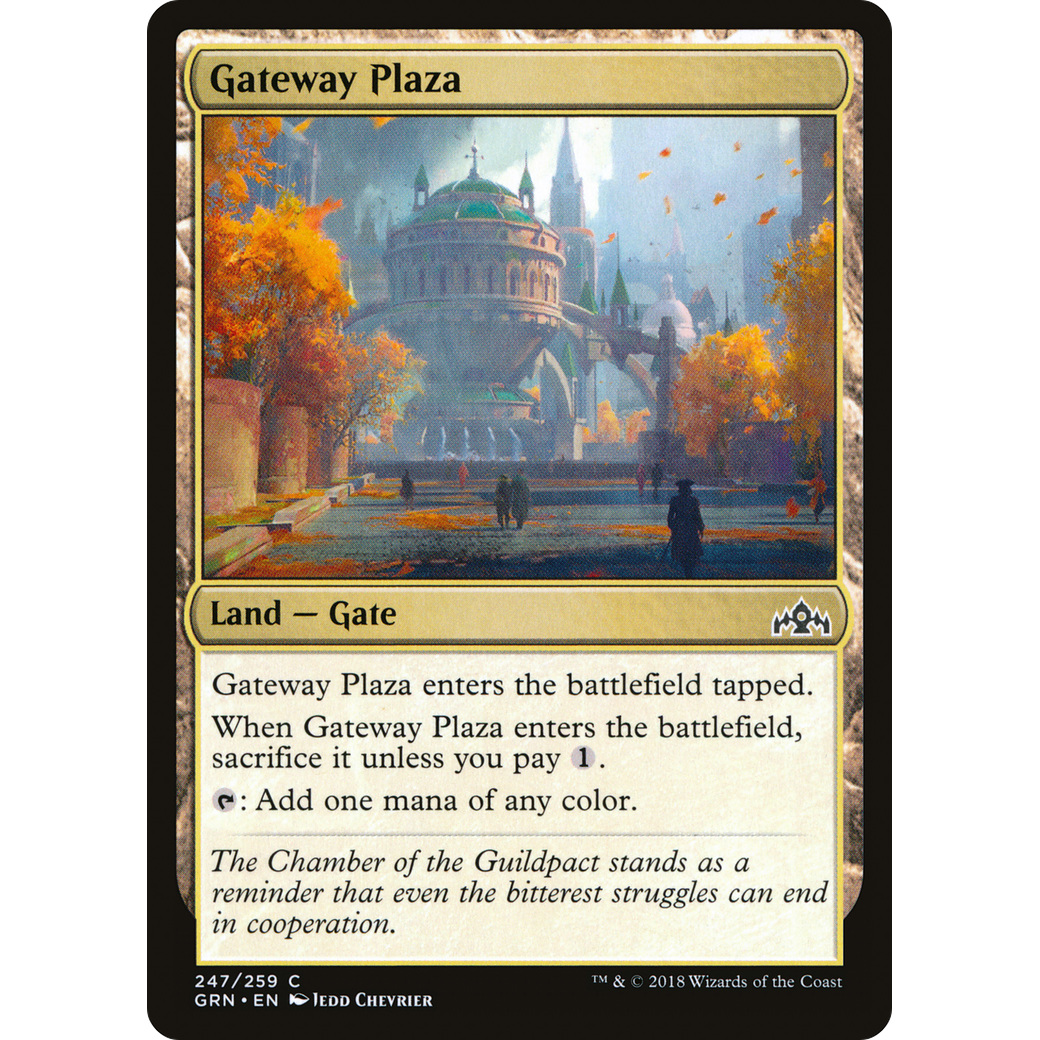 Gateway Plaza (GRN-247) - Guilds of Ravnica Foil