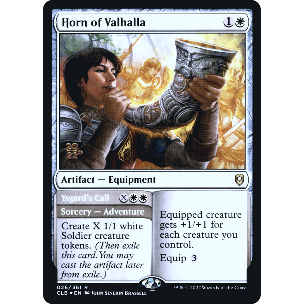 Horn of Valhalla // Ysgard's Call (PRE-26S) - Battle for Baldur's Gate Promos Foil