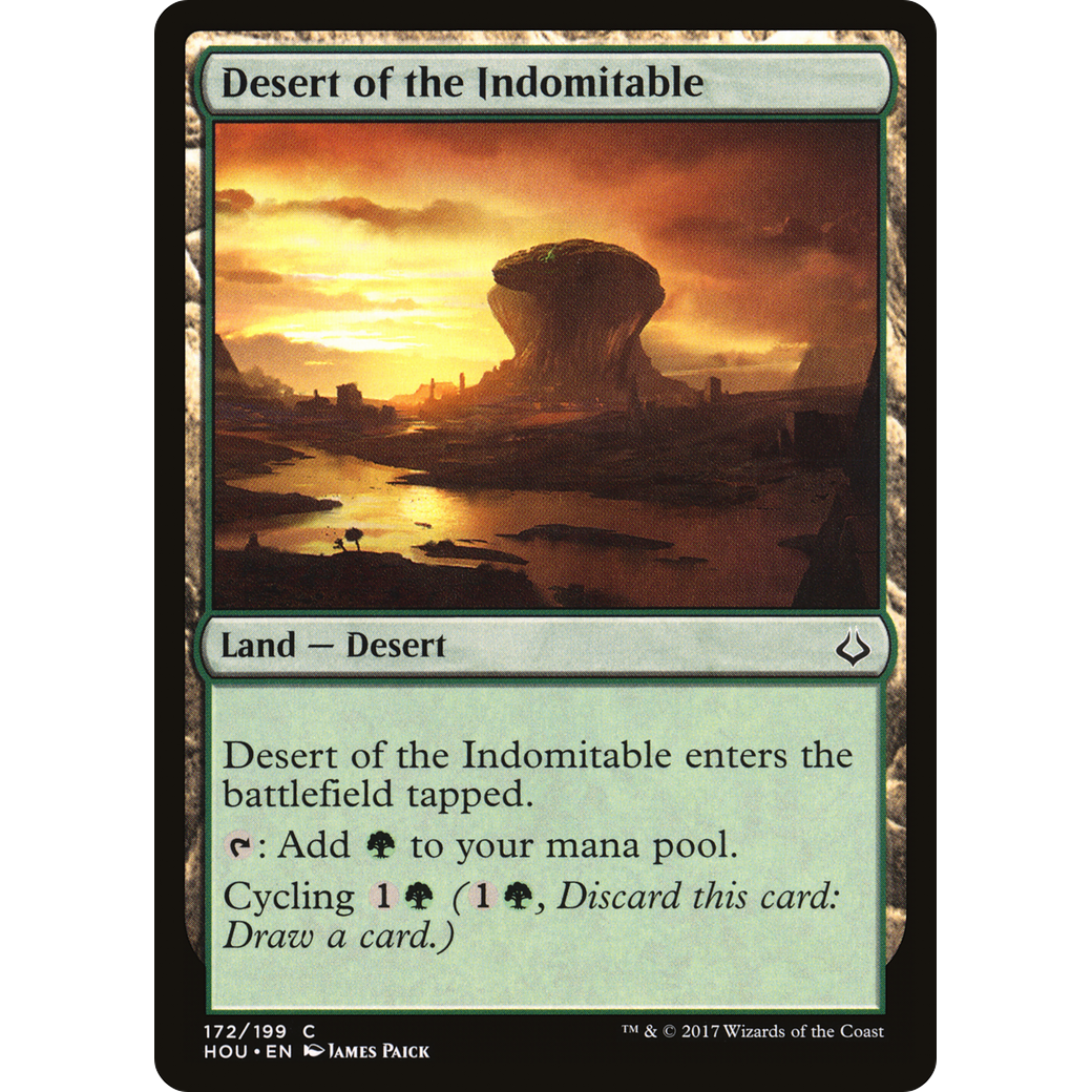 Desert of the Indomitable (HOU-172) - Hour of Devastation Foil