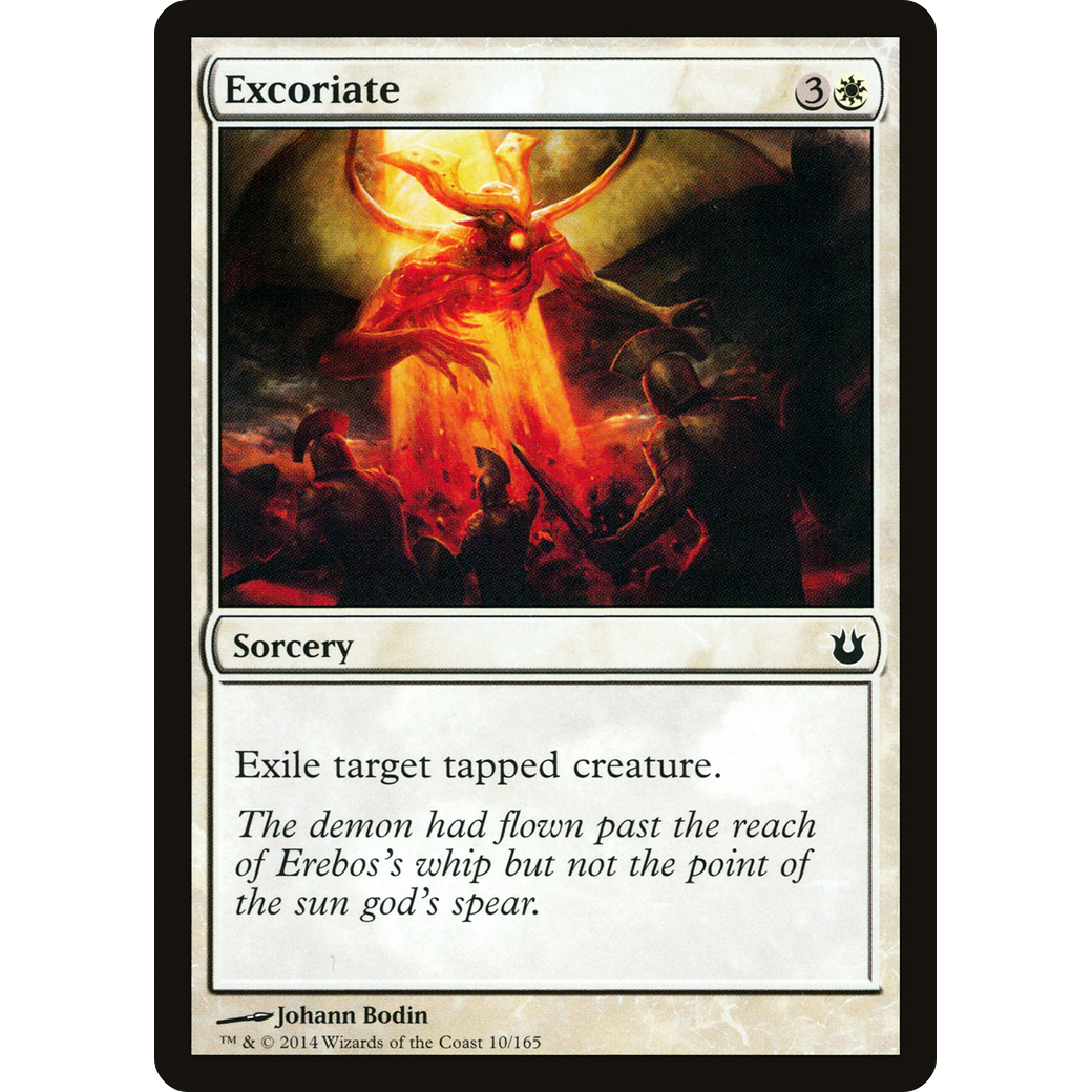 Excoriate (BNG-010) - Born of the Gods Foil