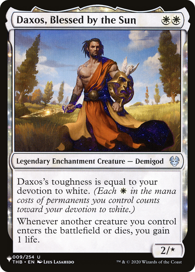 Daxos, Blessed by the Sun (LIST-009/254) - The List: (enchantment)