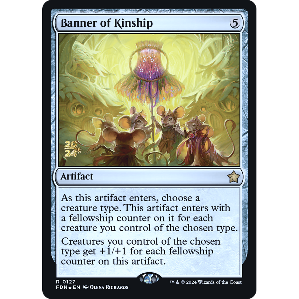 Banner of Kinship (PRE-127S) - Foundations Promos Foil