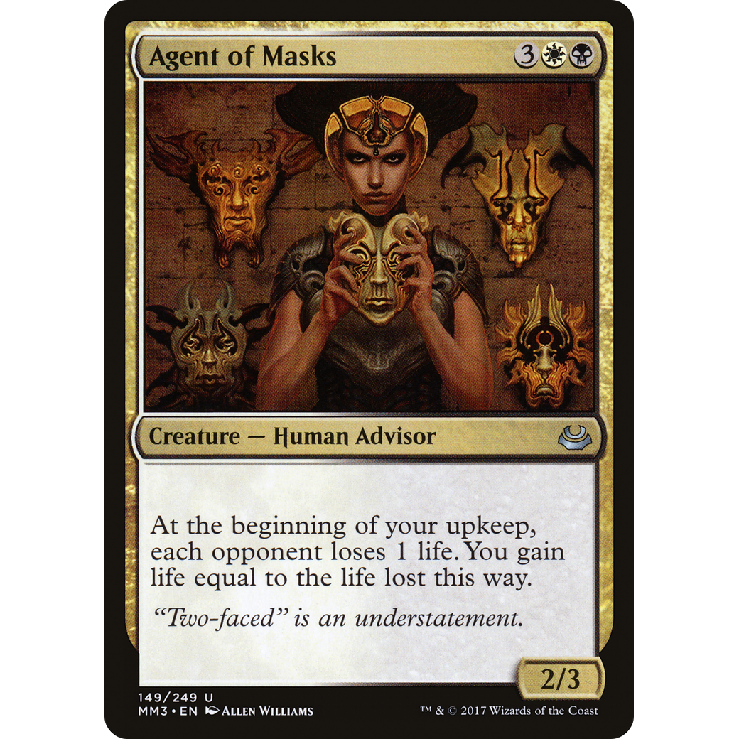 Agent of Masks (MM3-149) - Modern Masters 2017 Foil