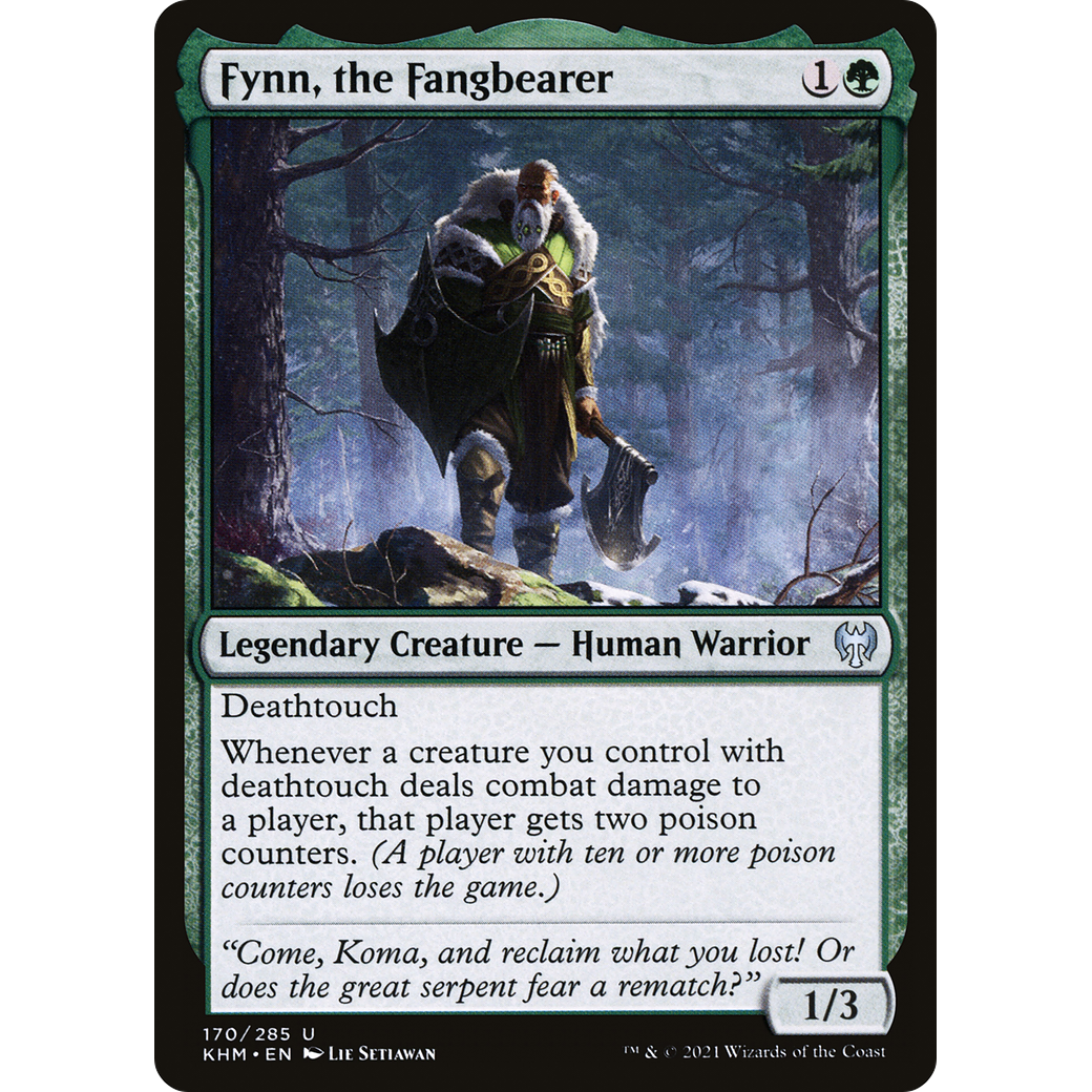 Fynn, the Fangbearer (KHM-170) - Kaldheim Foil
