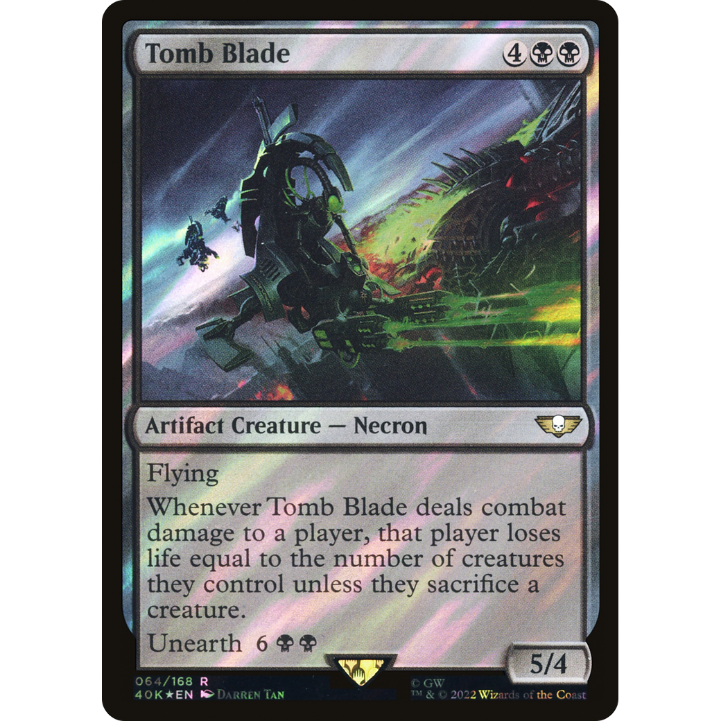 Tomb Blade (40K-064) - Warhammer 40,000 Commander Foil