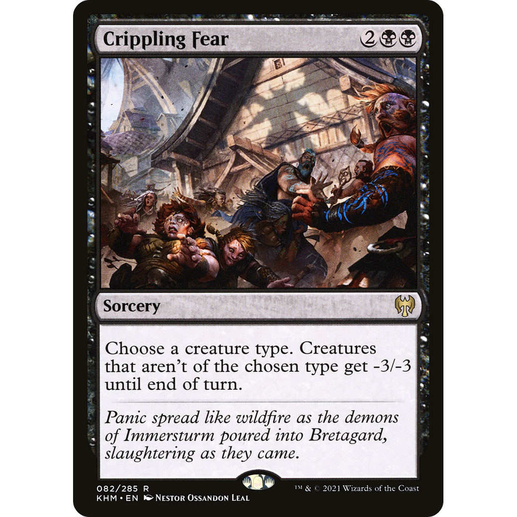 Crippling Fear (KHM-082) - Kaldheim Foil