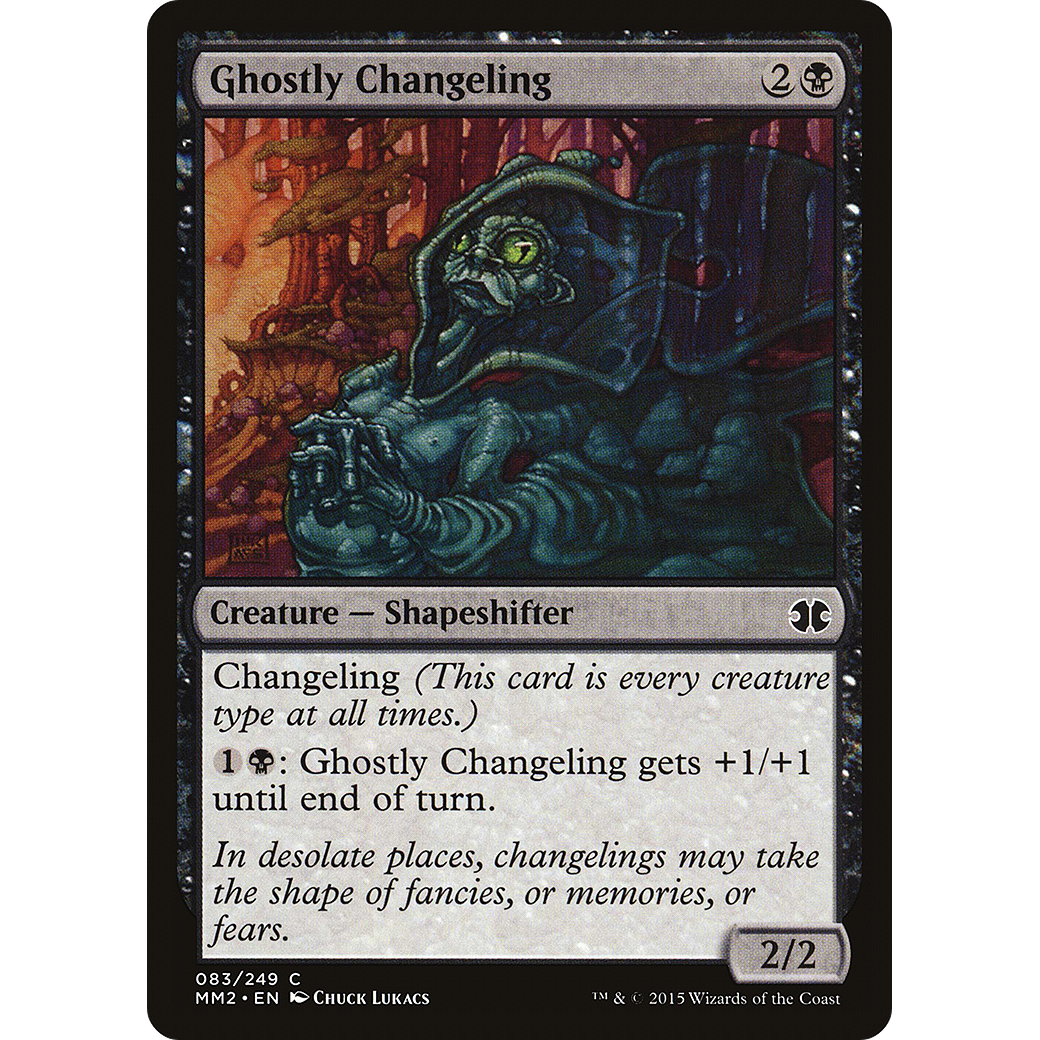 Ghostly Changeling (MM2-083) - Modern Masters 2015