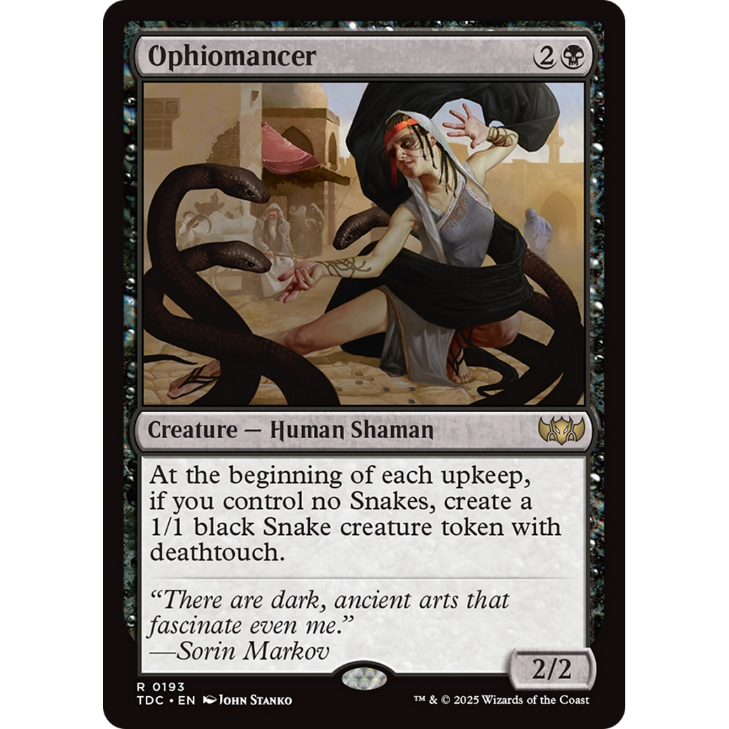 Ophiomancer (TDC-193) - Commander: Tarkir: Dragonstorm