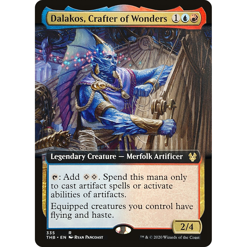 Dalakos, Crafter of Wonders (Extended Art) (THB-335) - Theros Beyond Death: (Extended Art) Foil