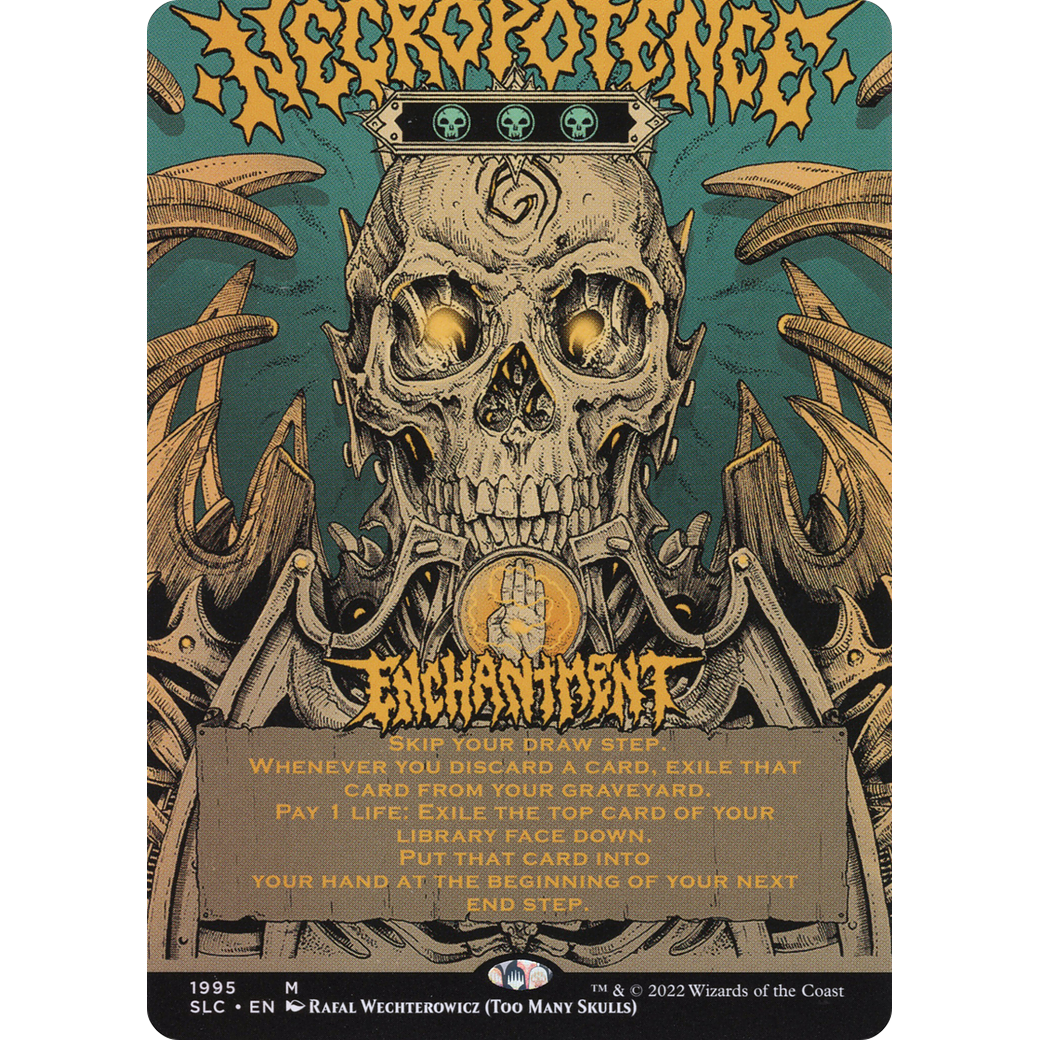 Necropotence (SLC-1995) - Secret Lair Countdown Kit (Borderless)
