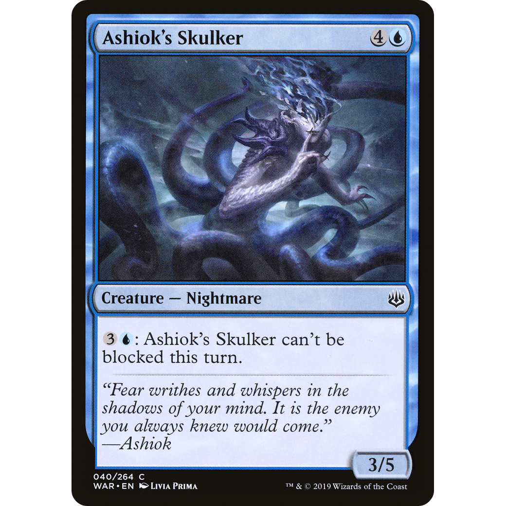 Ashiok's Skulker (WAR-040) - War of the Spark Foil
