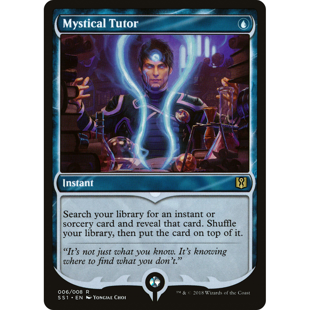 Mystical Tutor (SS1-006) - Signature Spellbook: Jace Foil