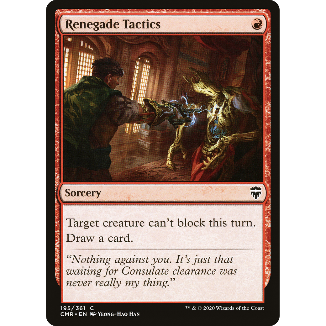 Renegade Tactics (CMR-195) - Commander Legends