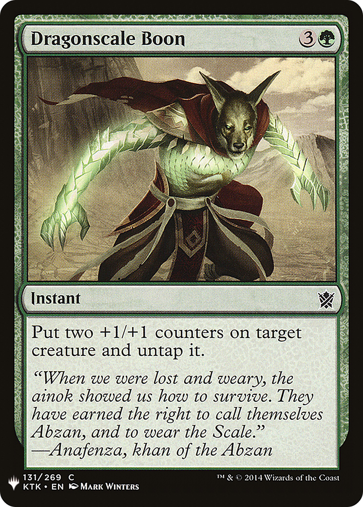 Dragonscale Boon (LIST-131) - The List