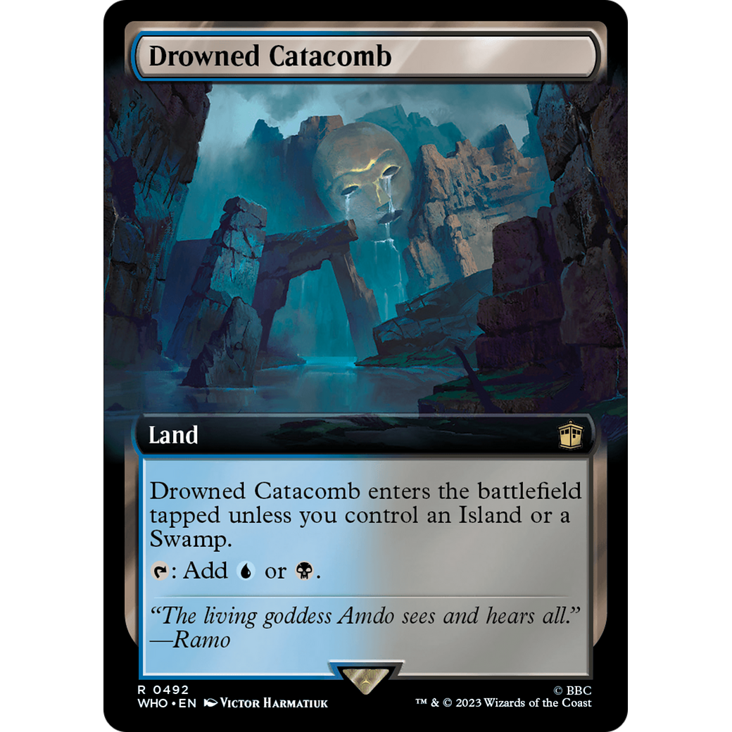 Drowned Catacomb (Extended Art) (WHO-492) - Doctor Who: (Extended Art) Foil