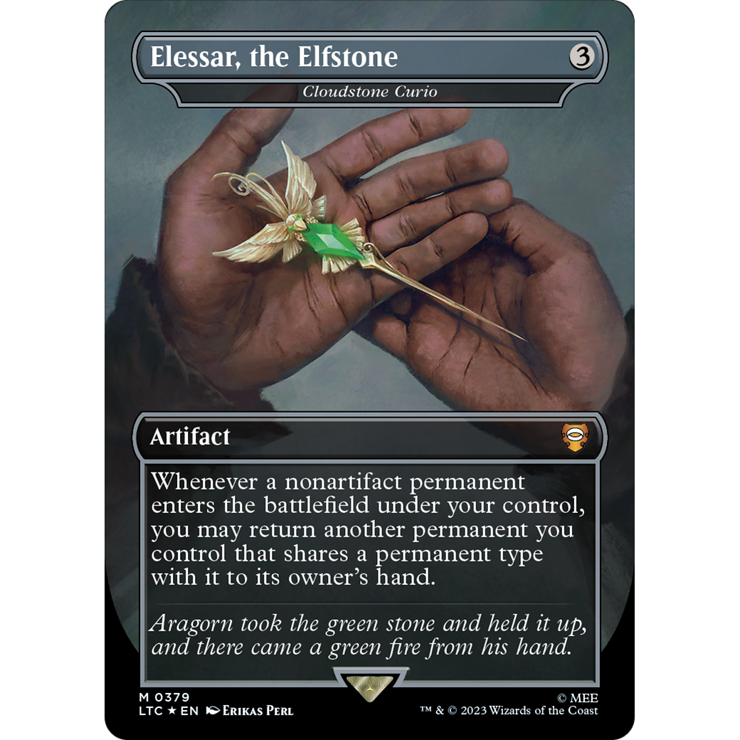 Cloudstone Curio (LTC-379) - Tales of Middle-earth Commander / Elessar, the Elfstone (Borderless) Foil