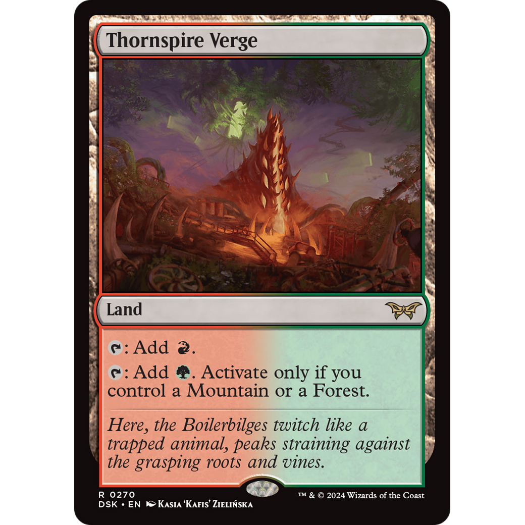 Thornspire Verge (DSK-270) - Duskmourn: House of Horror Foil