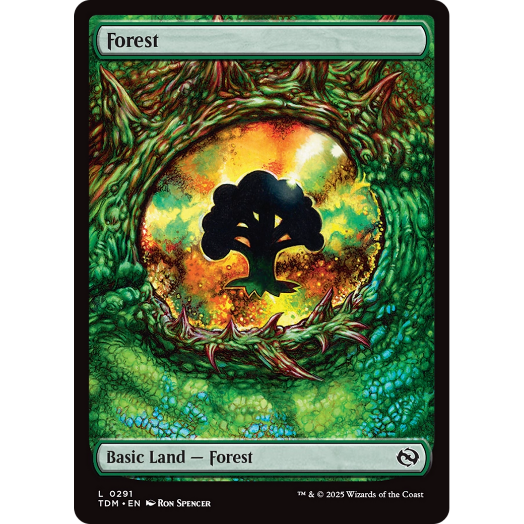 Forest (TDM-291) - Tarkir: Dragonstorm Foil