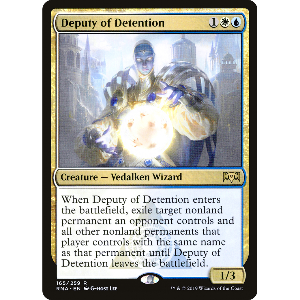 Deputy of Detention (RNA-165) - Ravnica Allegiance