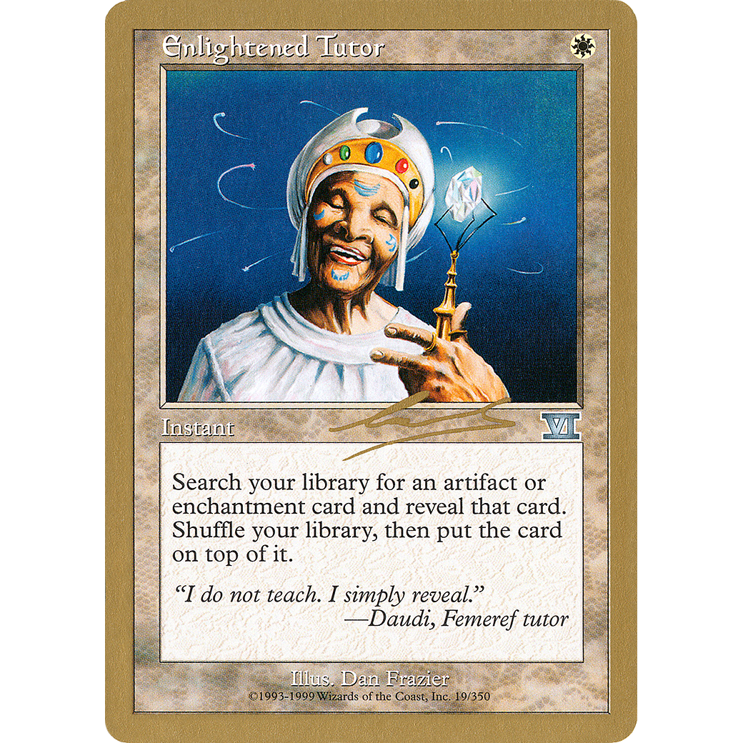 Enlightened Tutor - 2000 Nicolas Labarre (6ED) (WCD-) - World Championship Decks 2000