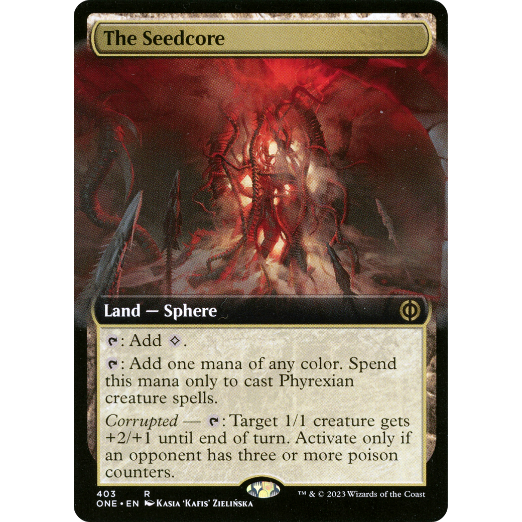 The Seedcore (ONE-403) - Phyrexia: All Will Be One: (Extended Art)