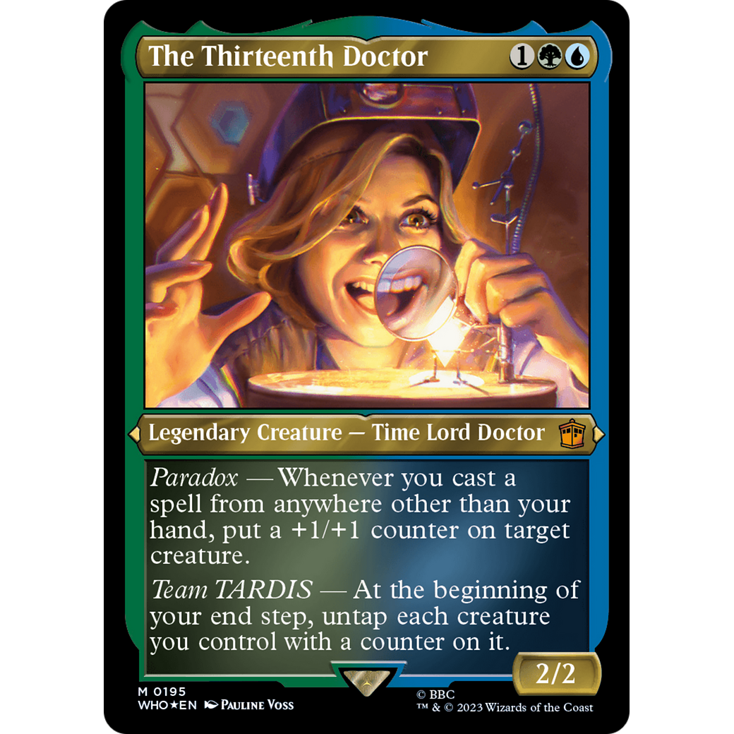 The Thirteenth Doctor (Display Commander) - Thick Stock (WHO-195) - Doctor Who Foil