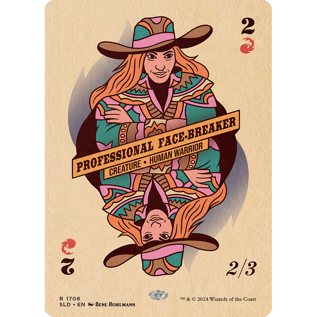 Professional Face-Breaker (SLD-1706) - Secret Lair Drop (Borderless)