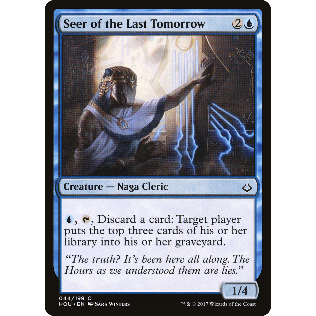 Seer of the Last Tomorrow (HOU-044) - Hour of Devastation Foil
