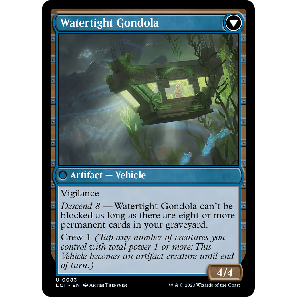 Waterlogged Hulk // Watertight Gondola (LCI-083) - The Lost Caverns of Ixalan Foil